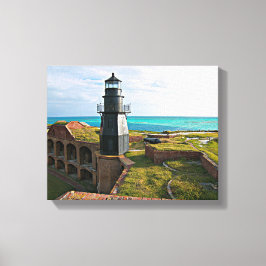 Garden Key Lighthouse, Dry Tortugas Florida Leinwanddruck