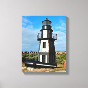 Garden Key Lighthouse, Dry Tortugas Florida Leinwanddruck