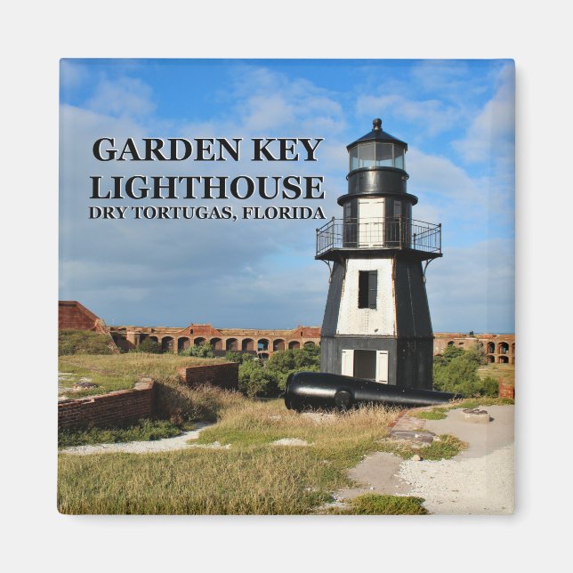 Garden Key Lighthouse, Dry Tortugas Florida Magnet (Vorne)