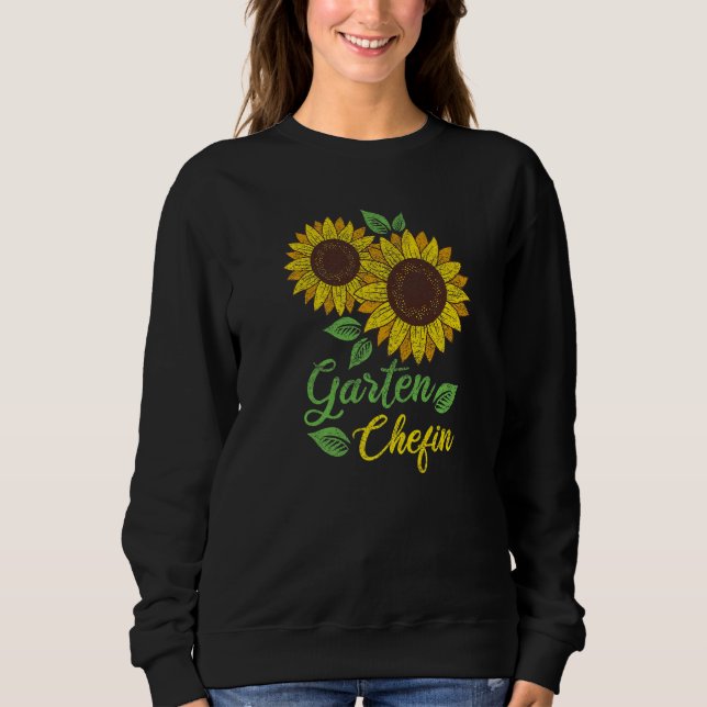 Garden Koch Gartengarten Sonnenblumen Sweatshirt (Vorderseite)