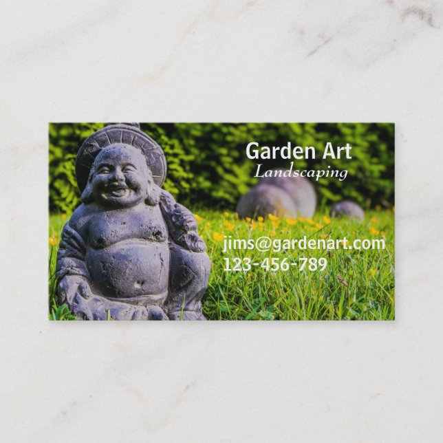 Garden Kunst, Dichtung und Musik Visitenkarte (Vorderseite)