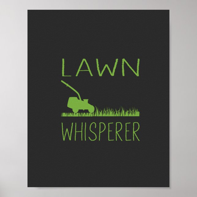 Garden Lawn Mower Poster (Vorne)
