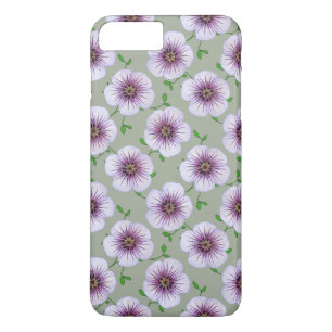 Garden Light Geranium Blume auf beliebiger Farbe Case-Mate iPhone Hülle