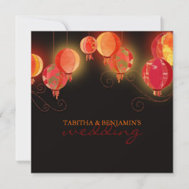 Garden Lights Paper Lanterns Hochzeitseinladung Einladung