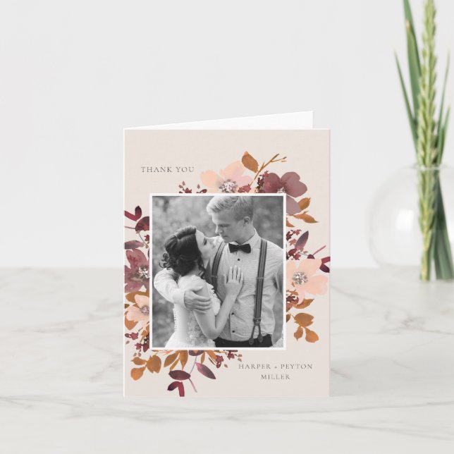 Garden Love Carte de remerciements (Devant)