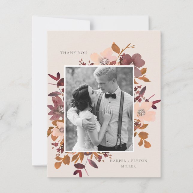 Garden Love Carte de remerciements (Devant)