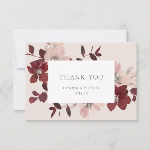 Garden Love Flat Carte de remerciements