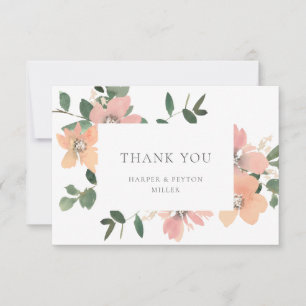 Garden Love Flat Carte de remerciements