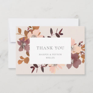 Garden Love Flat Carte de remerciements
