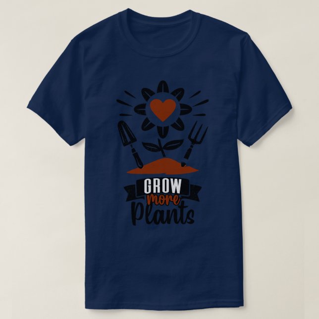 Garden Lover Pflanze Blume Gartenarbeit T-Shirt (Design vorne)