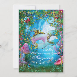 Garden Masquerade Geburtstagsparty Einladungen