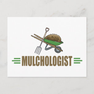 Garden Mulching Postkarte