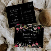 Garden Multicolor Wildblume Save the Date