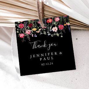 Garden Multicolor Wildblume Wedding Geschenkanhänger