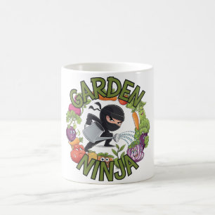 Garden Ninja Design - Spaß Gartenarbeit Grafik Kaffeetasse