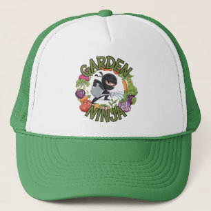 Garden Ninja Design - Spaß Gartenarbeit Grafik Truckerkappe