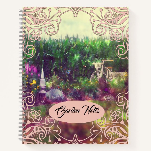 Garden Notes SpiralNotebook Notizbuch (Vorderseite)