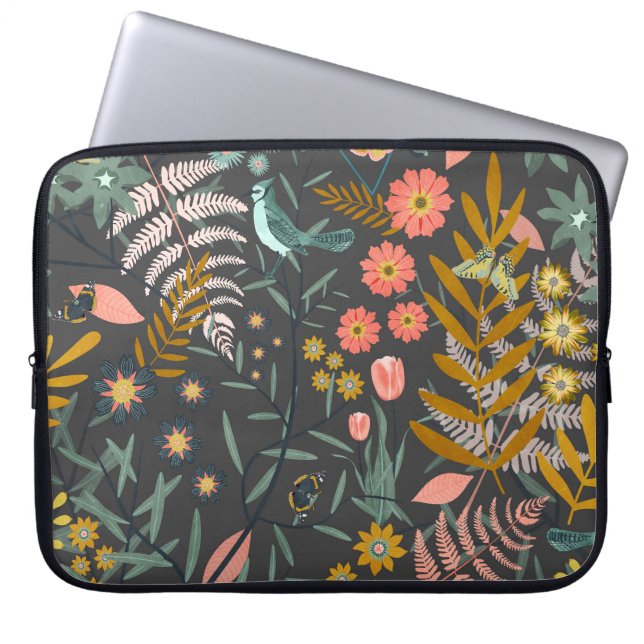 Garden of birds laptopschutzhülle (Vorderseite)