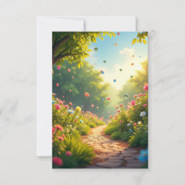Garden of Hope Meditation Card | Christlich Script Einladung