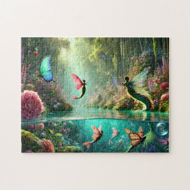 Garden of Lost Tails Butterfly Winged Mermaid (Horizontal)