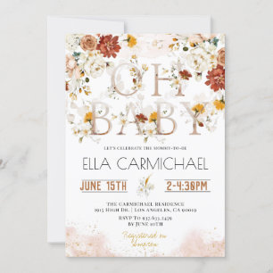 Garden Oh Baby shower Invitation