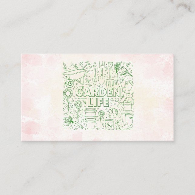 Garden Pack Visitenkarte (Vorderseite)