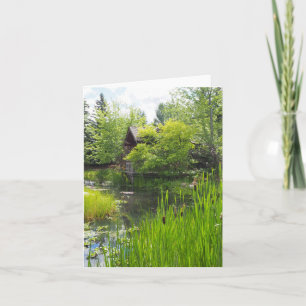 Garden Park Cattails Faltkarte Karte