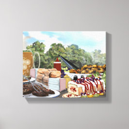 Garden Party Brunch Leinwanddruck