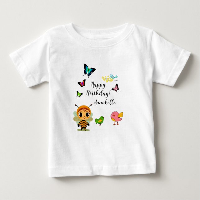 Garden Party Children Celebration Baby T-shirt (Vorderseite)