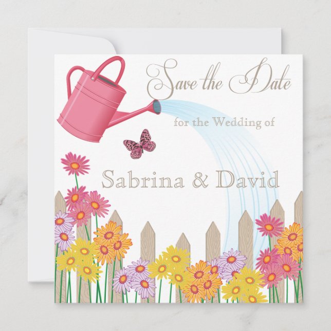 Garden Party Collection Save the Date (Vorderseite)