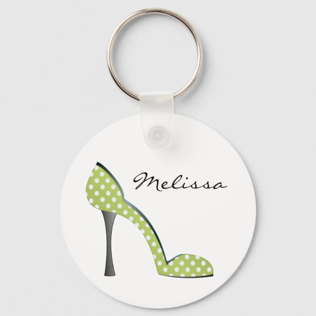 Garden Party Dot Shoe Schlüsselanhänger (Vorderseite)