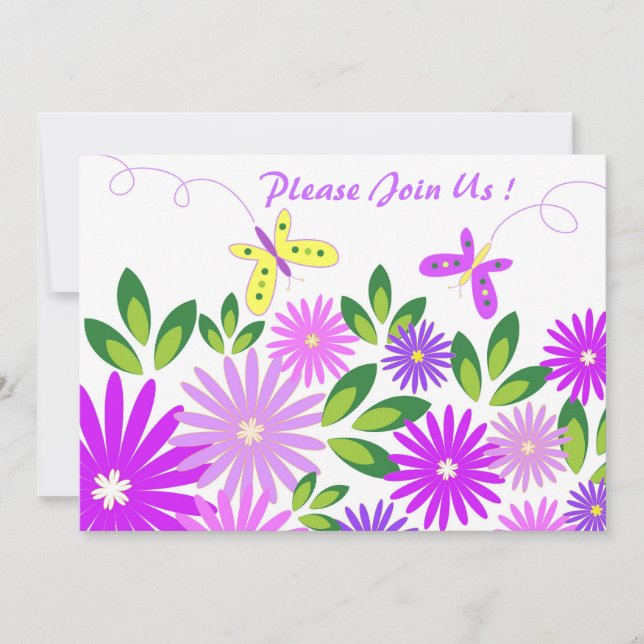 Garden Party - Einladung (Vorderseite)