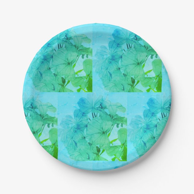 Garden Party Paper Plate Pappteller (Vorderseite)