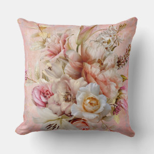 Garden Party Pink Throw Kissen