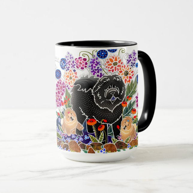 GARDEN PARTY Tasse - sehen Sie alle Seiten (VorderseiteRechts)
