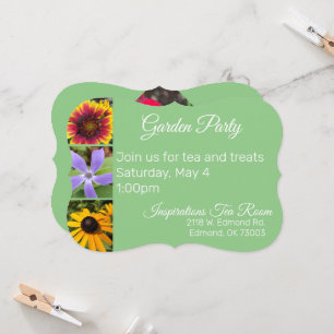 Garden Party Teezeit Einladung