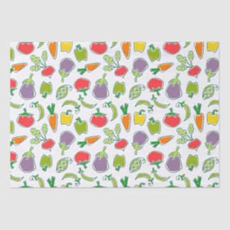 Garden Party Veggies Tissue Paper Seidenpapier