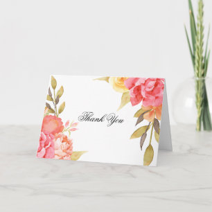 Garden Party Wedding Vielen Dank Karte