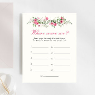 Garden Party, wo wir rosa Brautparty Game