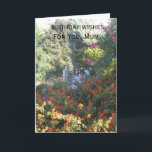 Garden Personalisiert Mother Birthday Karte<br><div class="desc">Grußkarte Blumengarten Mutter Geburtstagskarte. Passen Sie diese Geburtstagskarte mit jedem beliebigen Text an und lassen Sie sie dann ausdrucken und an Sie senden oder laden Sie sie sofort auf Ihr Mobiltelefon herunter. Wenn Sie Hilfe bei der Anpassung benötigen, kontaktieren Sie uns über den Link auf dieser Seite. Personalisierte Geburtstagskarte von...</div>
