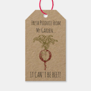 "Garden Produce Beet Puppe Custom Geschenkanhänger