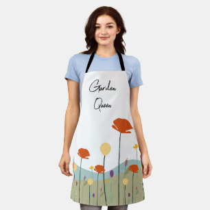 Garden Queen Schürze Floral Custom Gardener Gesche