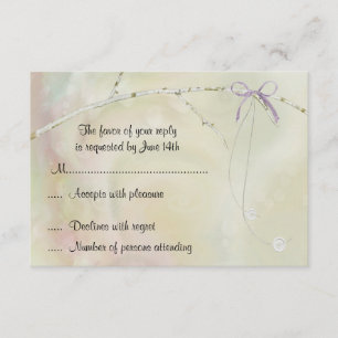 Garden Romance UAWG Response Card RSVP Karte