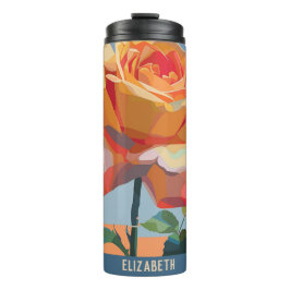 Garden-Rose Druckwärme Thermosbecher