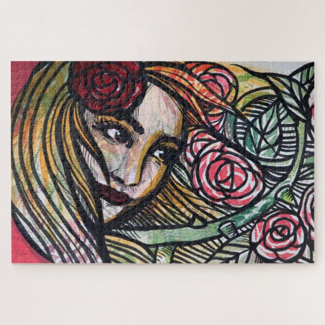 Garden Rose Goddess Rose Garden (Horizontal)
