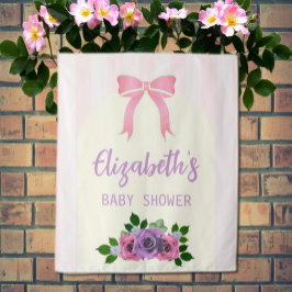 Garden Rose Pink Baby Dusche Wandteppich