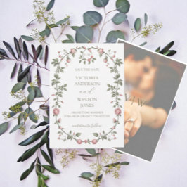 Garden Sage Green Enregistrer La Date Invitation P