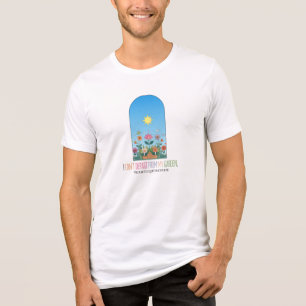 Garden Sanctuary - Ein Friedliches Retreat Tri-Blend Shirt