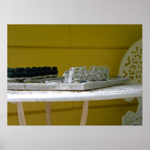 Garden Schachbretts Poster