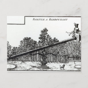Garden See sah in Rambouillet, aus "Details des N Postkarte